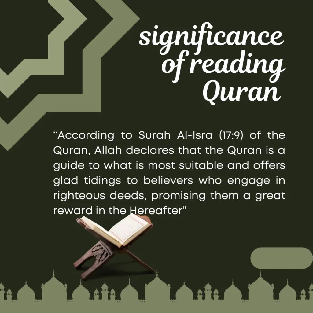 significance of reading Quran 